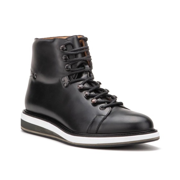 Vintage Foundry Co. Other - Vintage Foundry Co. Talon Black Leather Lace Up Moto Boots Mens US 9.5 VF1395